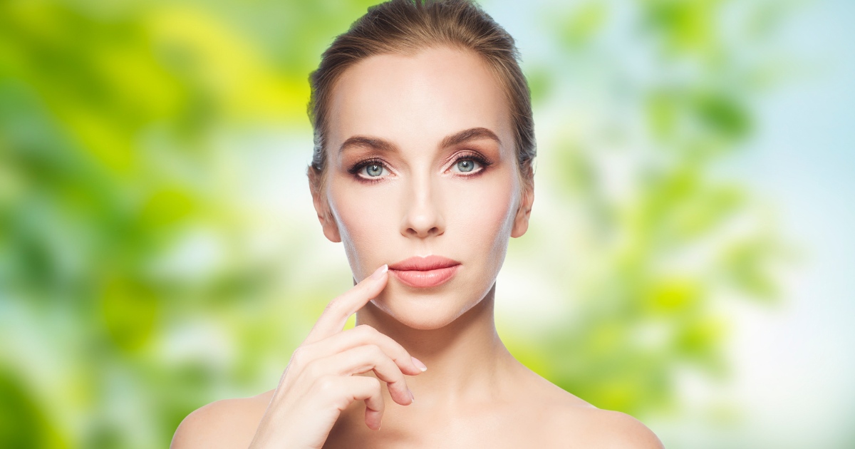 An image of a woman with a perfect lips